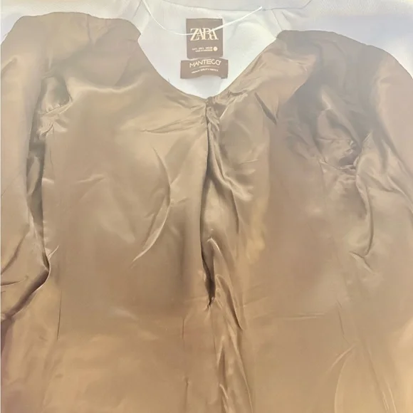 ZARA WOMEN COLLECTION COAT LARGE - Picture 6 of 10